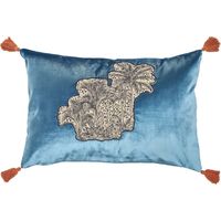 SPORTALM KITZBÜHEL funda de cojín PALMS - 1 unidad 60x40 cm, turquesa
