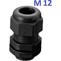 Presse étoupe NOIR M12 - M16 - M20 - M25 - Lot de 5 ou 10 ou 20 ou 50 pièces Quantités: Lot de 50 pièces - Presse Etoupe: Presse Etoupe M12