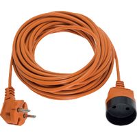 Gartenverlängerungskabel 40 m 1 Steckdose b/u 10 A 2x1 OMY IP20 orange Elgotech PK-1040