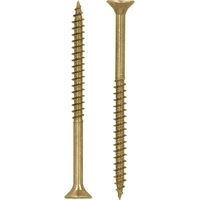 HELPMATE - Viti universali a testa svasata 5,0 x 70 giallo passivato - Confezione da 180 viti per legno con attacco PZ 2 e filettatura parziale - Viti per truciolato per interni ed esterni protetti