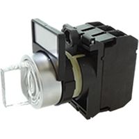 Bouton rotatif lumi compo transp 3pos maintenu 60° 2NO 230V BPCLRM2NO230