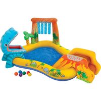 Piscine aquatique, aire de jeux pour enfants, toboggan, fontaine Intex 57444