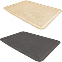 Set 4 pezzi Tappetino sottociotola o scendi lettiera taglia Xl 60x90cm colori assortiti