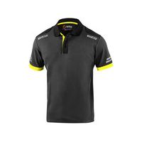 SPARCO POLO TOLEDO GREY YELLOW TG S