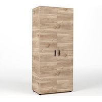 KIT ARMADIO 2 ANTE 80X52X205 CM ROVERE M. K358