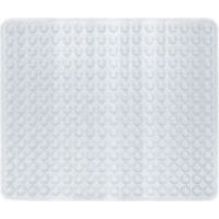 Tapis de bain antidA rapant en PVC blanc 36 x 72 cm Accessoires de salle de bain