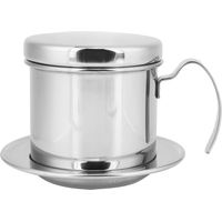 Drip Coffee Filter Pot Silver 304 Stainless Steel Hhousehold Bbrewing Coffee UtensilsDrip Coffee Filter Pot,Coffee Pot,Home Drip Coffee Filter Pot,Stainless Steel