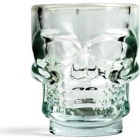 Verres à shot - KIKKERLAND - Tête de mort - Lot de 4 - Verre - Compatible lave-vaisselle