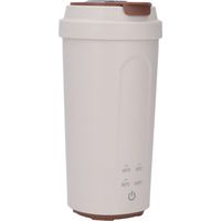 Bouilloire électrique portable 450 ml avec 4 réglages de température, affichage numérique et USB-C – Bouilloire de voyage avec intérieur en acier inoxydable 304 et double paroi, accessoires inclus