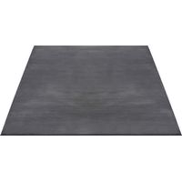 FLOORNOVO Hochflor Teppich Grau einfarbig - 220 x 160 cm - Besonders Weicher Teppich Wohnzimmer & Badezimmerteppich - Pflegeleicht - vielseitig einsetzbar im Innenbereich