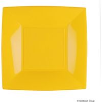 Gold Plast Piatto Piano Nice 230 x 230 Mm 15 Pz Mango