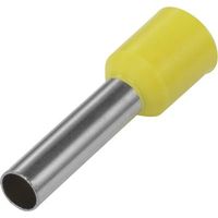 EMBOUT SIMPLE D'EXTRÉMITÉ DE CÂBLE TRU COMPONENTS NE60-12YL 1091292 1 X 6 MM² X 12 MM PARTIELLEMENT ISOLÉ JAUNE 100 PC(S