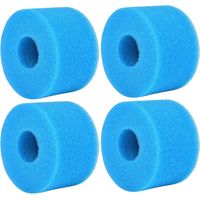 4 éponges filtrantes Type S1 Cartouche filtrante en mousse Filtre en mousse pour piscine Filtre en mousse réutilisable et lavable pour spa, piscine, bain à remous