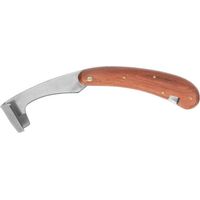 Crochet d'arrachage de tête de bœuf – Lame en acier inoxydable 85 mm – Poids léger 0,1 kg – Pour marquage durable du bois – Ochsenkopf