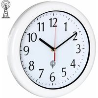 Reloj de pared resistente al agua y radiocontrolado - Ø25,4cm - con segundero