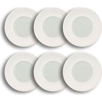 Lot de 6 assiettes plates en porcelaine 31cm, URUS