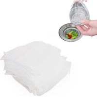200 PCS Disposable Mesh Sink Strainer Filter Bags for Sink Drain for Collecting Kitchen Food Waste Leftover Garbage