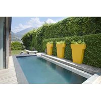 Il Vaso Blu polvere - 168 / 38 h 140 cm Vaso decorativo in polietilene originale Slide colorato giardino di design esterno interno bar ristorante hotel