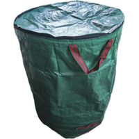 Sac à déchets verts, 1 pièce, lot de 120 L, sac à déchets verts, lot de sacs à déchets verts résistants, sac à déchets verts en PP résistant, sac à déchets verts A