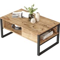 Couchtisch aus Holz "ML34" - 100 x 59 x 44 cm - Atlantische Kiefer