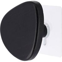 Kleiderhaken aus holz in form eines kieselsteins - schwarz - Tendance