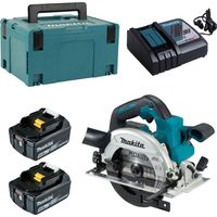 Kreissäge 18 V Li-Ion 5 Ah Akku 18 V LXT Ø 165 mm MAKITA - 2 Akkus, Ladegerät, Koffer - DHS660RTJ