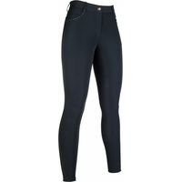 Pantalone da equitazione donna con grip totale modello Rosegold Glamour: 50, nero /rosa oro 9178