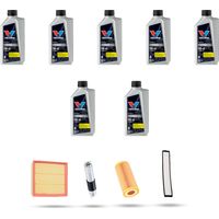 Kit tagliando 4 FILTRI e 7L OLIO compatibile con Bmw serie 3 (E46) 325i 141kw dal 2000