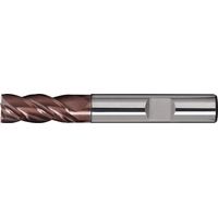 TECWERK Schaftfräser DIN 6527L TypN D.6mm Einsatz-L.20mm VHM TiAlN HB Z.4 lang TECWERK