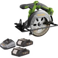 Procraft PCA32-BB Scie circulaire portative sans fil 20 V 165 mm Brushless + 2x batterie 2,0 Ah + chargeur