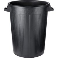 1PZ BIDONE PER IMMONDIZIA SOVRAPPONIBILE Col. Nero lt. 50 (h. cm. 49)