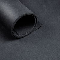 Suelo deportivo en rollo de 12,5 m² - espesor 6 mm - Negro