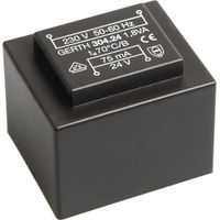 Gerth PT302101 Transformateur pour circuits imprimés 1 x 230 V 1 x 21 V/AC 1.80 VA 85 mA