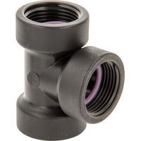 TAVLIT T-Stück 1 1/4 Zoll Innengewinde, Self Seal PP-Schraubverbinder,10 bar Typ TFS
