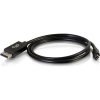 C2G 84301 2m Mini DisplayPort auf DisplayPort Adapter Kabel M/M - Schwarz