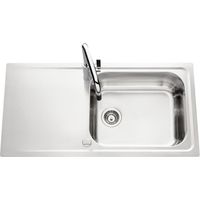 Évier de cuisine Inox mini-structure STROMBOLI - L 1010 x l 510 x P 205 mm - sous-meuble de 80 cm
