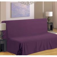Homemaison – Housse de clic-clac à nouettes 140x200 cm – 35% coton – 65% polyester – S'adapte à tous types de banquettes