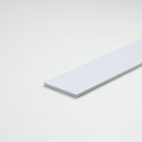 Profilé Plat Pvc Blanc Arcansas Profilé Plat Pvc Blanc Satiné 1000x40x3mm - Arcansas
