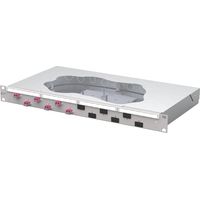 Metz Connect OpDAT fix2 Patchfeld splice6xLC-D OM4 grau, 1504577506-F