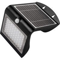 Solar-LED-Wandleuchte Korpass Sensor 4 W kaltschwarz