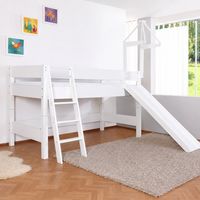 CAMA ALTA CON TOBOGAN Y TORRE CASANDRA - princesas