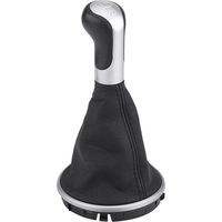 Pommeau de levier de vitesse Akozon, pommeau de levier de vitesse, pommeau de levier de vitesse à 5 vitesses, couvercle de soufflet en L pour Skoda Fabia MK2 Roomster 5J0711113F. Intérieur automobile