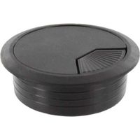 20 x BOCCHETTA PASSACAVI D 60 MM PLASTICA NERO