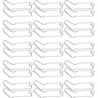 30pcs Prise de support Clip à ressort Pince de fixation en acier inoxydable pour le jardin Greenhouse pour 16 mm de diamètre