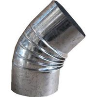 Ofenbogen 100mm 45º verzinkt