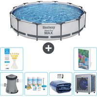 Bestway Piscina Bestway Steel Pro MAX Rotonda - 366x76 cm - 7-pezzi S302