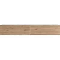Mobile TV con 2 ante 295 x 180 x 315 cm effetto rovere nero 030007791