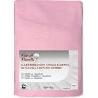 DRAP AVEC COINS EN FLANELLE ROSE Fior di Flanelle © TOUTES TAILLES 1 PLACE