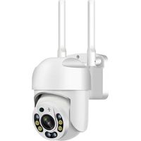 Caméra de surveillance intérieure/extérieure QX65, caméra de sécurité extérieure sans fil 5G (5 GHz) Wi-Fi pour la sécurité de votre domicile, caméra de sécurité à 355° avec alarme de mouvement IA