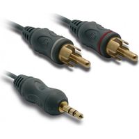 Câble audio jack stéréo 3,5 mm mâle /2 RCA mâle 10 m